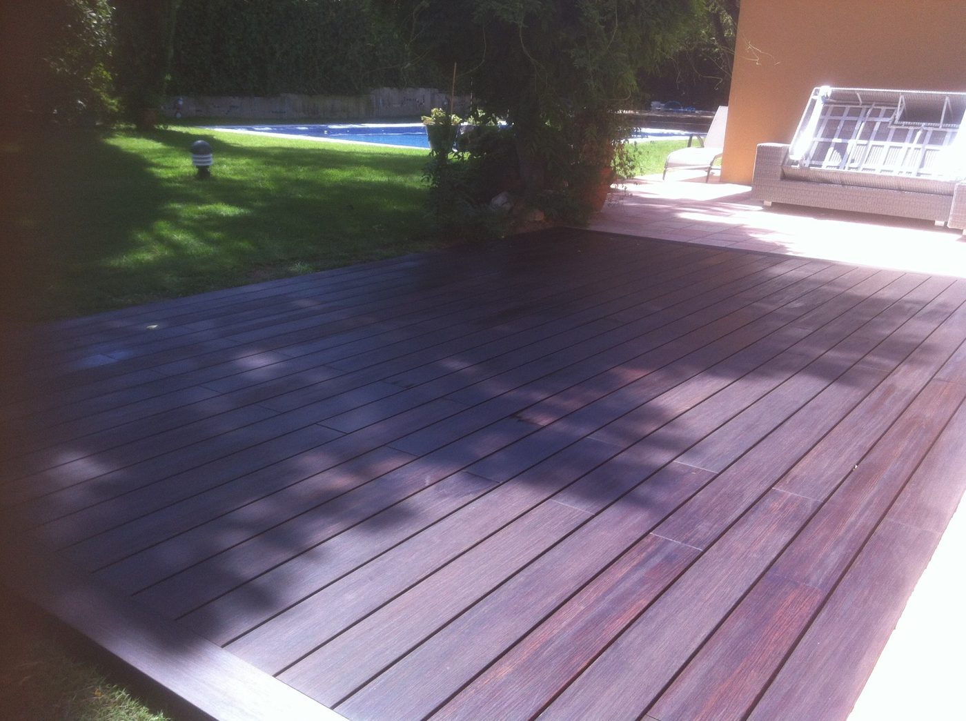 Terraza de madera
