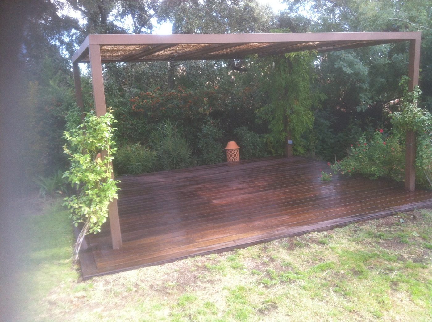 Pérgola de madera
